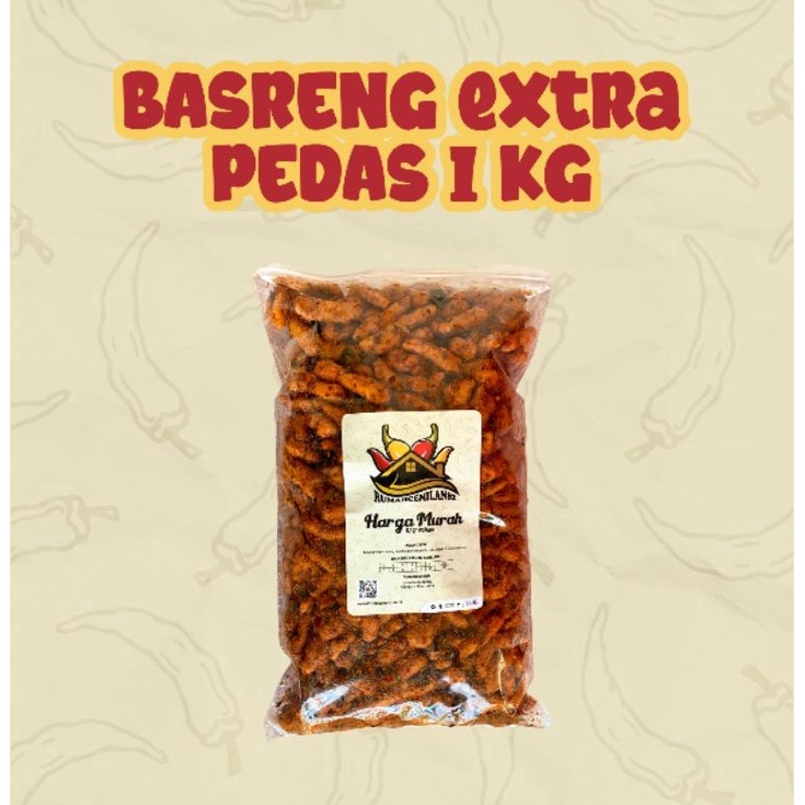 

Premium.. BASRENG EXTRA PEDAS DAUN JERUK 1KG 40