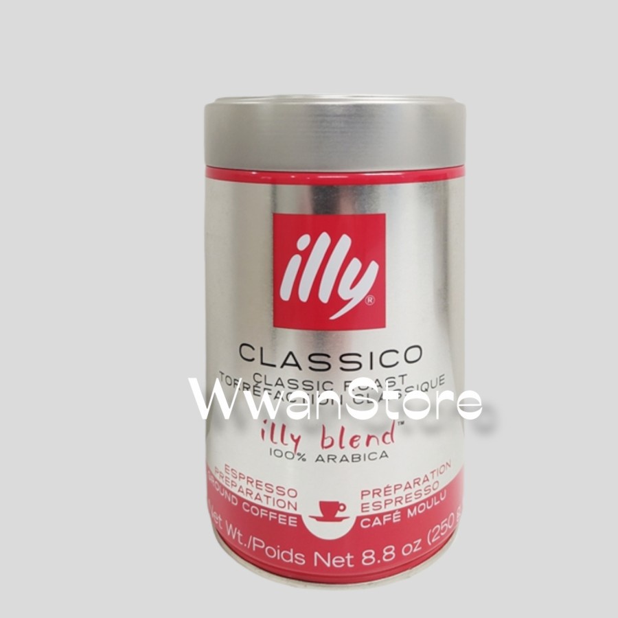 

Illy Clasico Classic Roast Ground 250gr