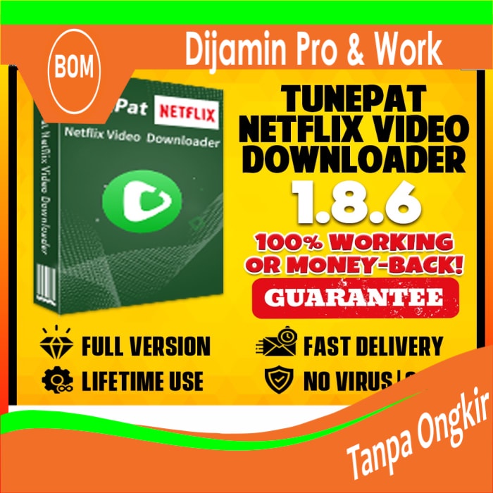 Garansi Tunepat Netflix Video Downloader 1.8.6 - Lifetime Full Version