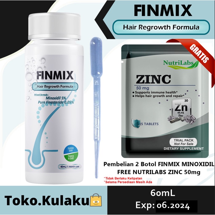 Finmix Minoxidil Penumbuh Rambut 100% Original