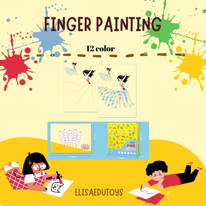 

Best Seller Finger Painting Pad Yellow