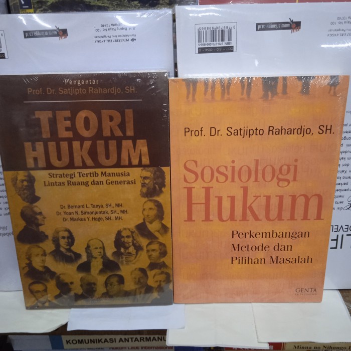 

Terlaris Buku Sosiologi Hukum Dan Teori Hukum Oleh Prof. Satjipto Rahardjo Sh