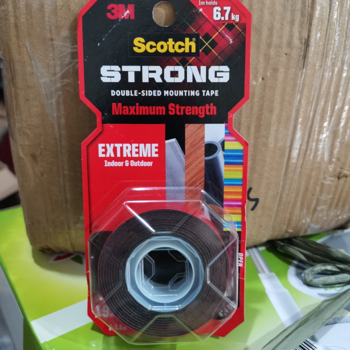 3M EXTREME STRONG MAXIMUM STRENGH Doubletape 3 m lem double tape