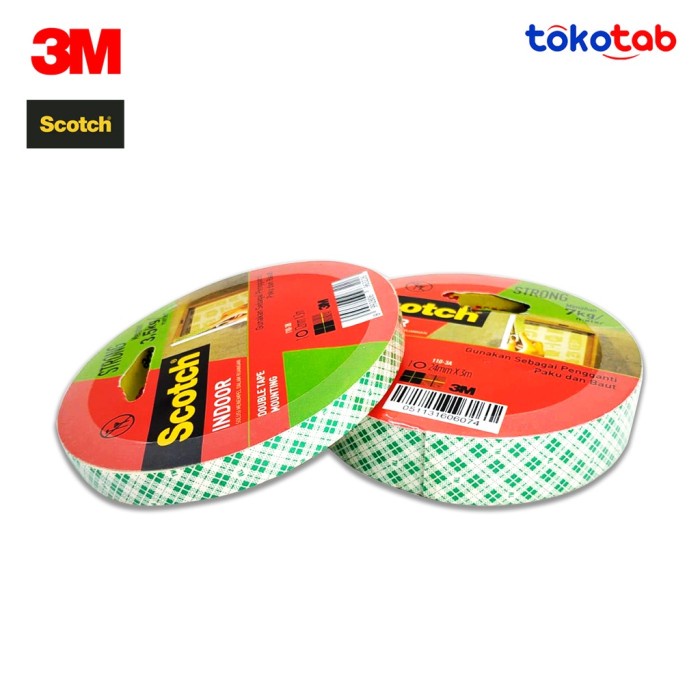 

Tokotab - 3M SCOTCH Double Foam Tape 12mm dan 24mm