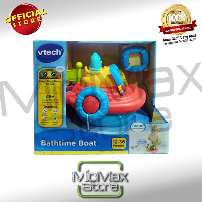 Vtech Bathtime Boat Mainan Edukasi Anak Bayi Kapal