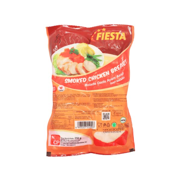 Promo Harga Fiesta Smoked Chicken Breast 250 gr - Shopee