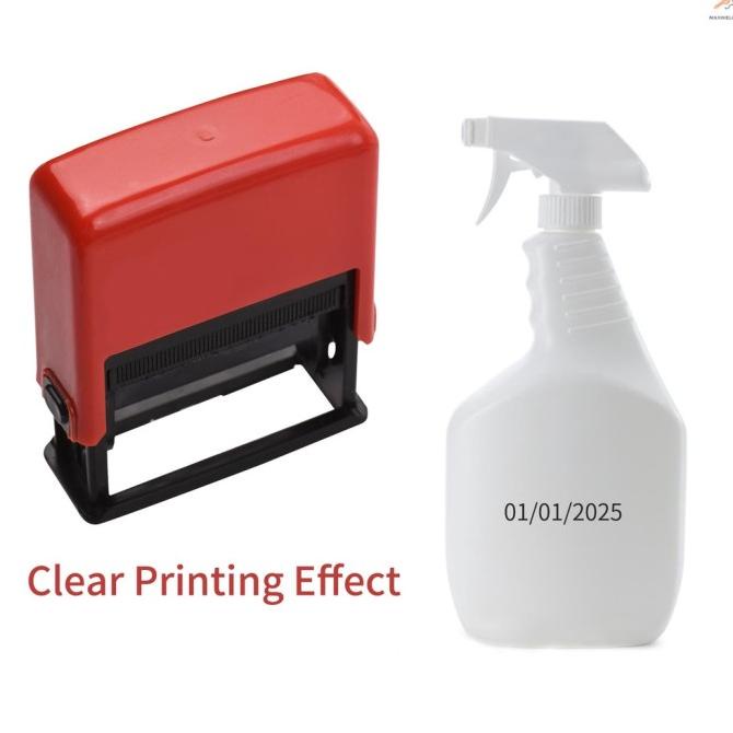 

Max-mesin Coding Genggam Portable Manual Date Stamp Printer Tinta Date