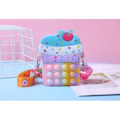 Kekinian - TAS POP IT UNICORN / TAS POP IT ANAK SELEMPANG / TAS POP IT ,.