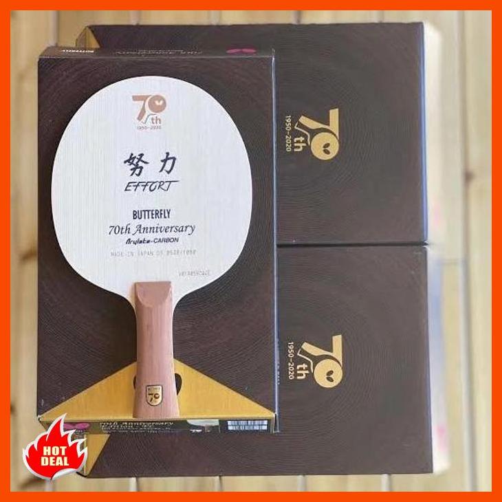 Terbaru Blade pingpong Butterfly Effort 70th LIMITED Anniversary Gold damayanti335445_