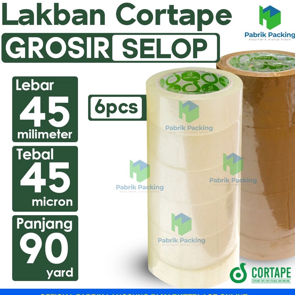 

Kirim Langsung→ Lakban Cortape Ukuran 45mm x 90yard Grosir Termurah Per Selop 048 ❊