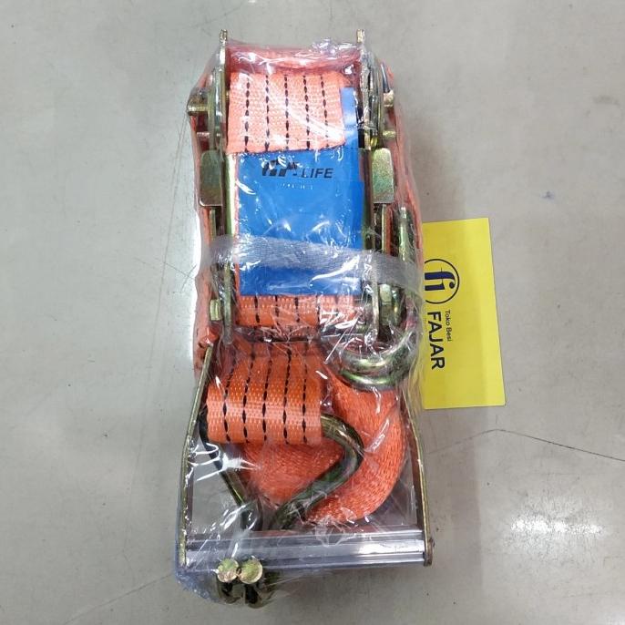 &<&<&<&] Tali pengikat barang ratchet tie down 2 x 10 M cargo lashing / kotrek