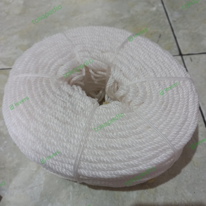 Terlaris Tali Tambang Kecil Plastik Nilon Tambang Putih Tambang Nylon 5Mm 1 Rol