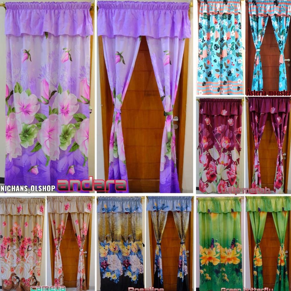 HOT SALE GORDEN SERUT MOTIF BUNGA / GORDEN SHABBY / GORDEN MOTIF KARTUN / GORDEN MURAH / GORDEN PINT