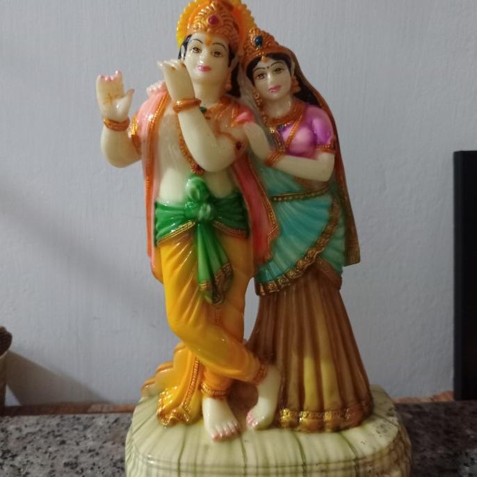>*>*>*>*] patung Radha Krishna made in India