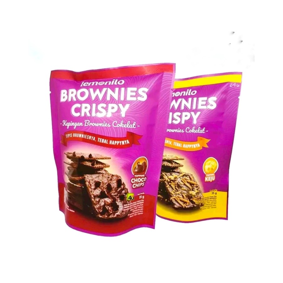 

LEMONILO BROWNIES CRISPY CHOCO / CHEESE 35 GR - Cheese/ Keju