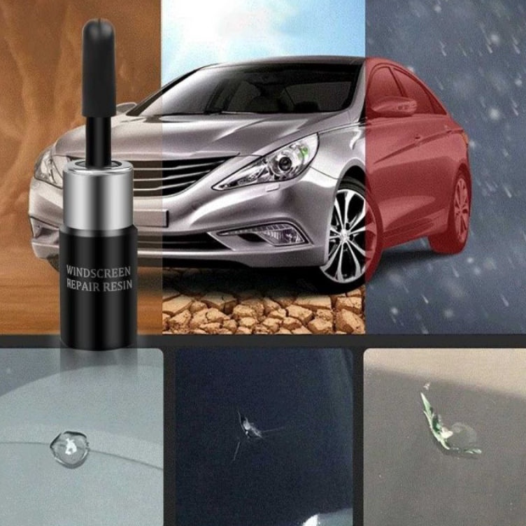 ーHQI Lem Kaca Mobil HP Retak Windscreen Repair Resin Hitam Lem Penambal Kaca Mobil  Retak r Terbaru 
