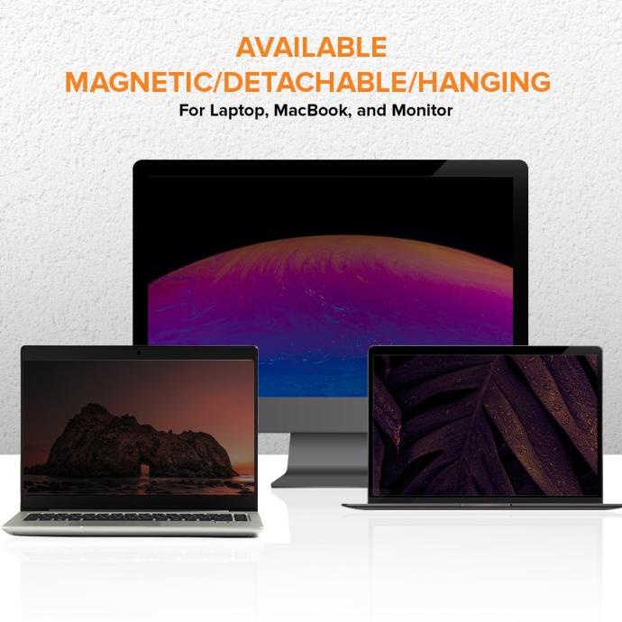 Filter Anti Spy Laptop - Layar Privasi - Anti Radiasi, Anti Blue Light