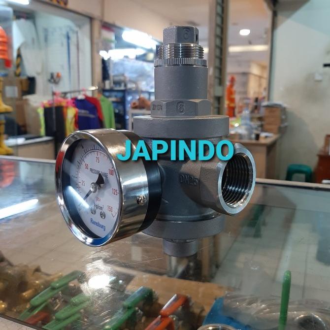 Pressure Reducing Valve/ Pressure Regulator Ss 304 1 Inchi