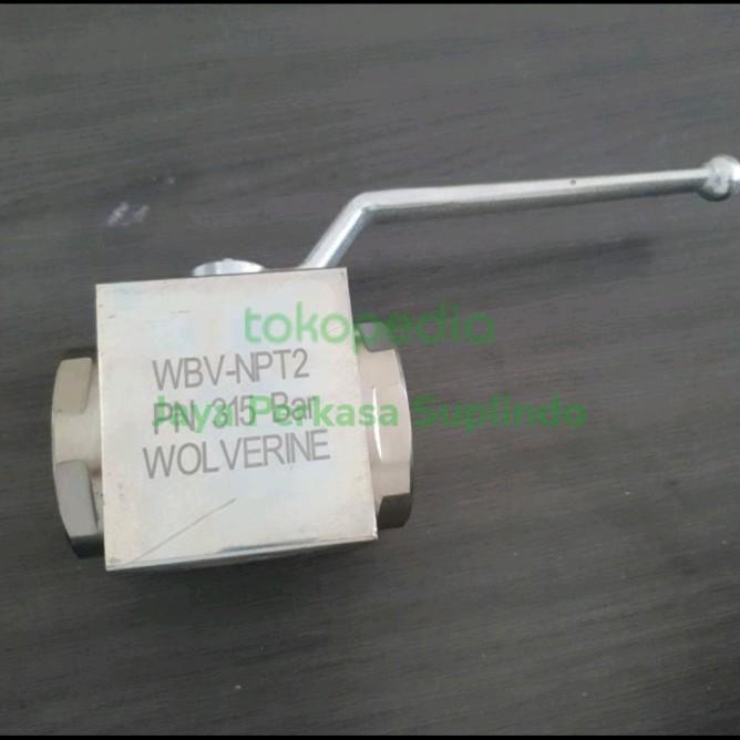 Ball Valve Cs High Pressure 315 Bar Npt 2 Inchi