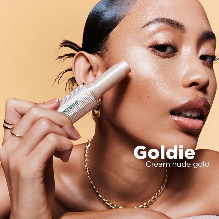 luxcrime seamless highlighter stick rosie frostie goldie lux crime