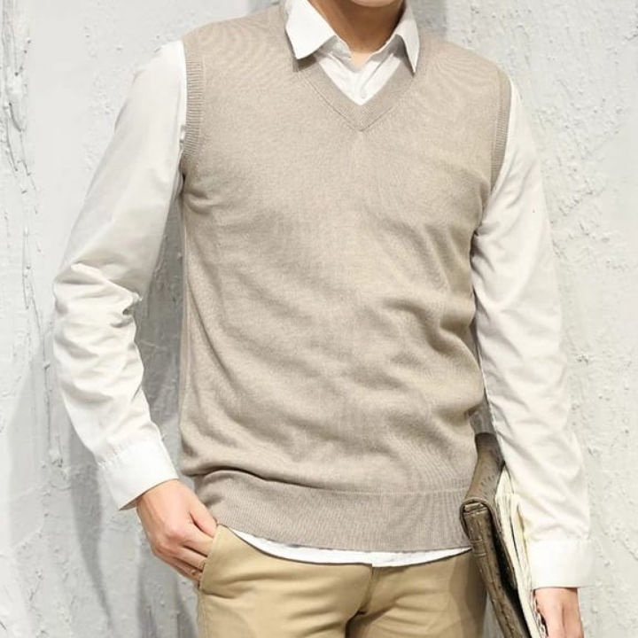 Dijual DR. Knitwear - Rompi Rajut Pria, Rompi Rajut Cowok, Rompi Rajut Korea, Vest Rajut Pria, Vest 