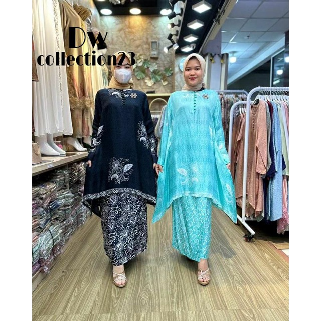 SETELAN ROK BATIK VISCOSE SEMI SUTRA PREMIUM / SETELAN ROK BATIK TRADISIONAL INDONESIA