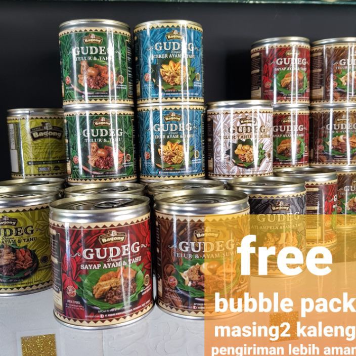 

Termurah GUDEG KALENG WIJILAN YU DJUM, GUDENG KALENG BAGONG FREE BUBBLE PACK murah