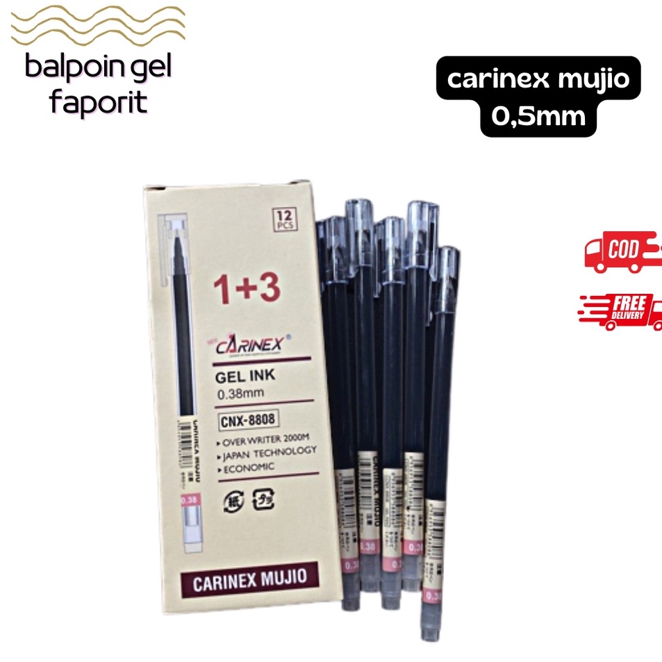 

Bayar Di Tempat Pulpen Gel Carinex Mujio Pulpen Gel Terlaris