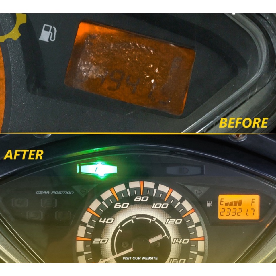 ➹IiA Polaris lcd speedometer supra x125 lapisan lcd speedometer supra x125 lcd karisma ✿ ✦ `