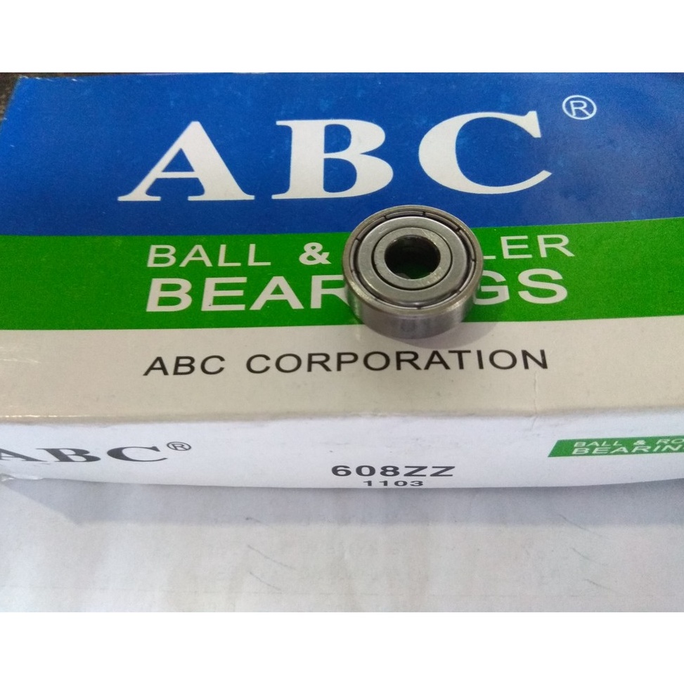 ➢Piv bearing 608 ZZ ABC MINIATURE BEARING BEARING KECIL ❆ (Diskon)