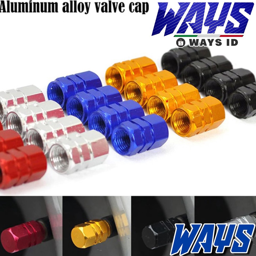 eN [Z087] Tutup Pentil Variasi Mobil Sepeda Motor Mio Beat Nmax PCX Aerox Vario Vixion CBR R15 Ninja