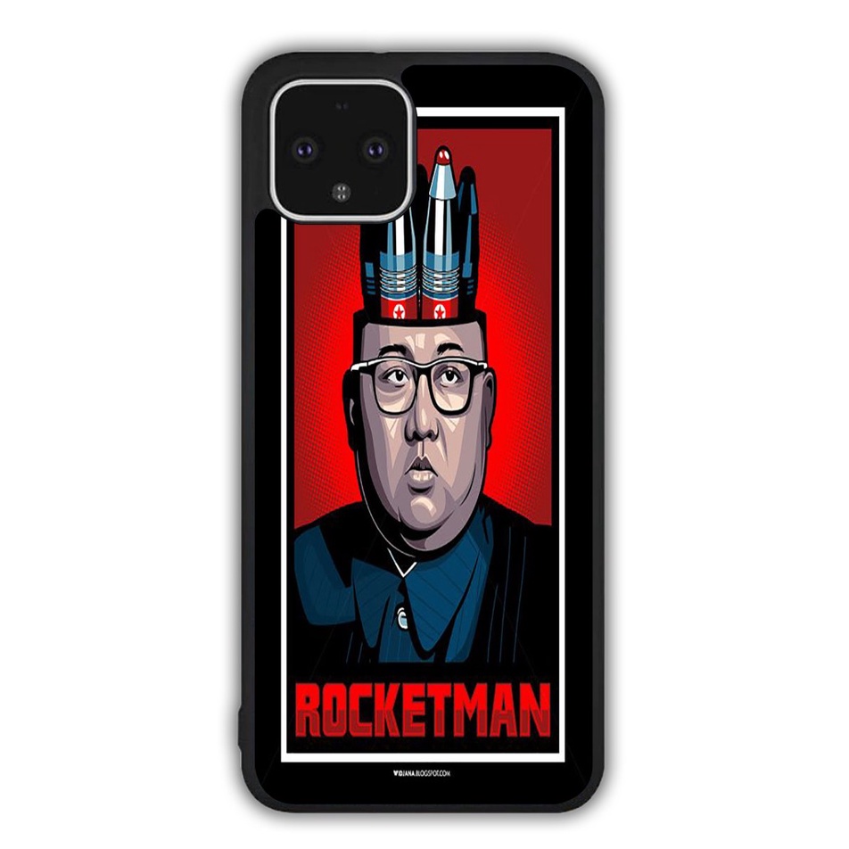 Casing Case Google Pixel 4 XL Hardcase 3 5 6 7 Pro Premium Custom Gambar Rocketman