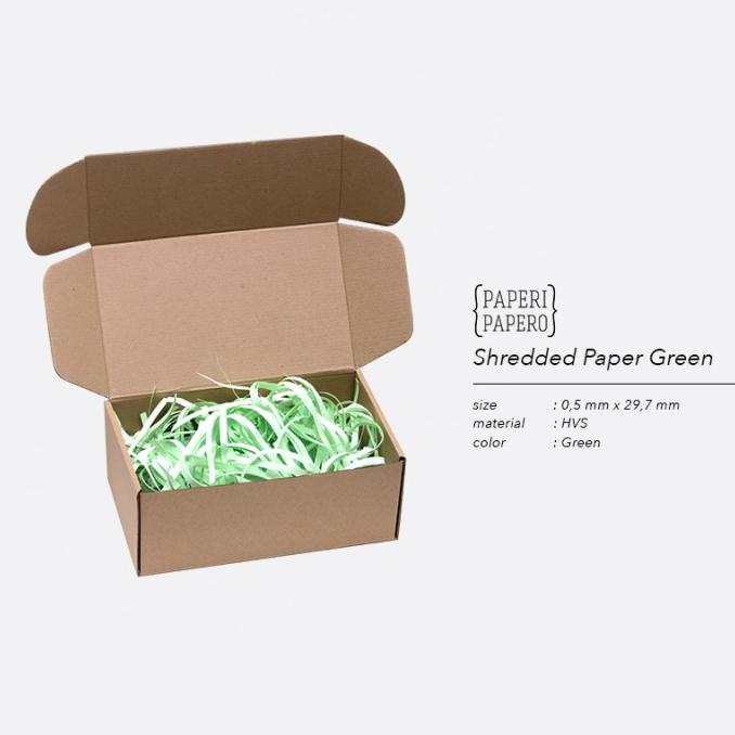 

Ready oke] Shredded Paper / Kertas Potong Cacah Serut - Green