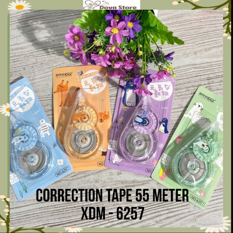 

CORRECTION TAPE 55 METER XDM-6257 CORRECTION TAPE ZOO PERLENGKAPAN SEKOLAH UNIK