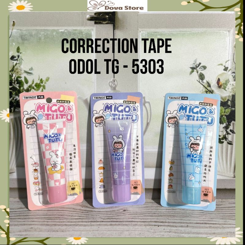 

CORRECTION TAPE BENTUK ODOL PENGHAPUS PULPEN TG 5303