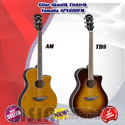 Gitar Akustik Elektrik Yamaha Apx600Fm / Apx600 Fm / Apx600-Fm Ori