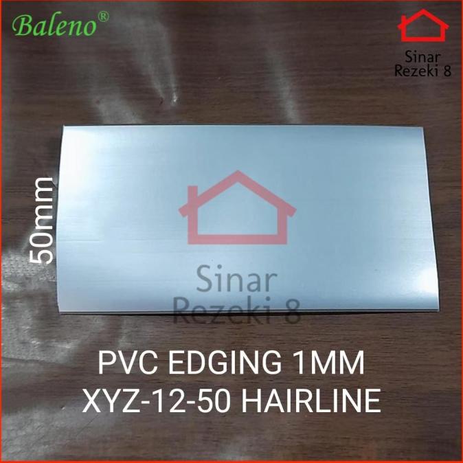 =====] Edging HPL XYZ 12 50 mm SILVER / Pinggiran Meja Woodgrain taco PVC