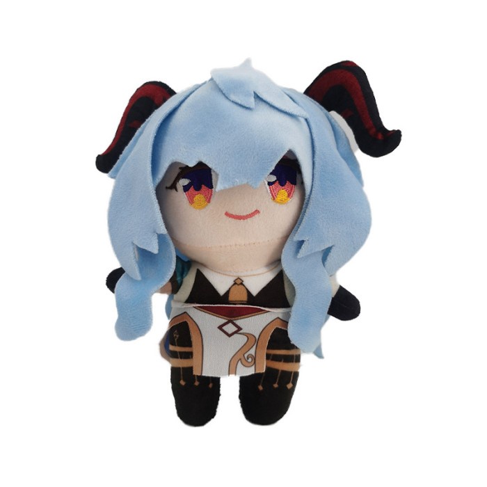 Boneka Genshin Impact Plush Toy Game Viral Mainan Anime Anak Zhongli