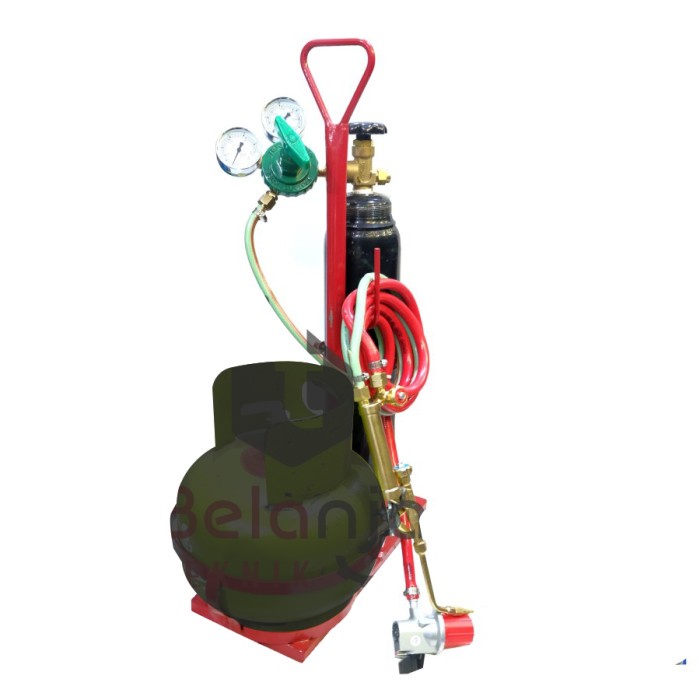 Blander Las Acetylene Mini Set Plus Tabung Gas Melon 3KG keren