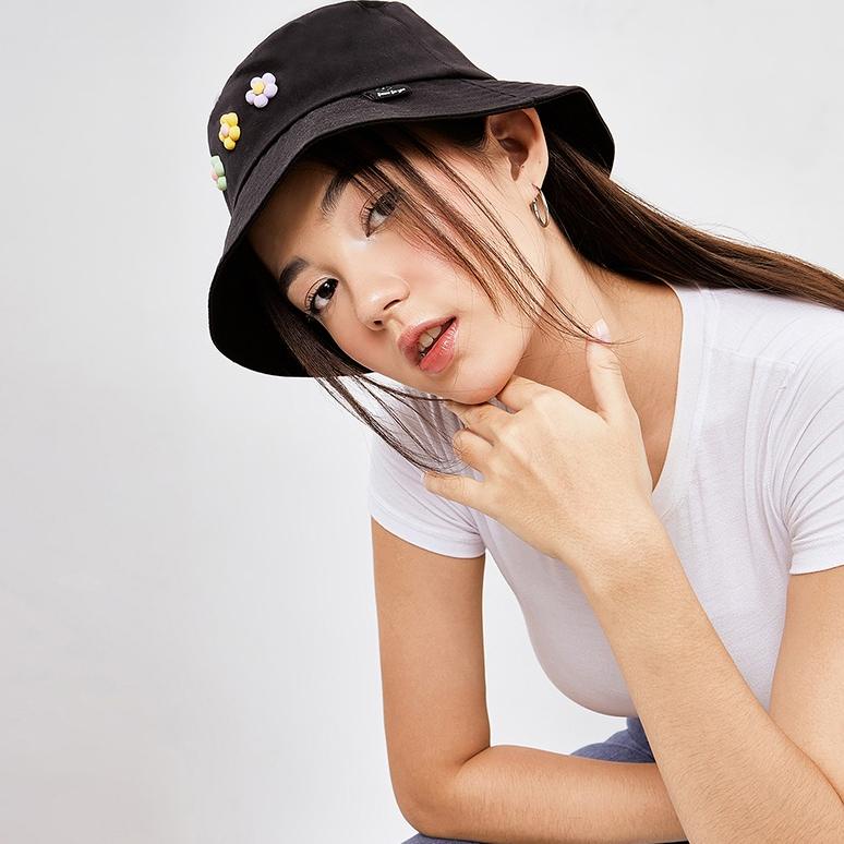 Free Ongkir Kkv - Topi Kekinian Bucket Bunga Black / Green Flowers Fisherman Bucket Hat Update 2023