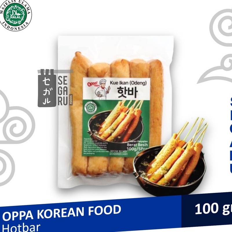 

ZGVD4546 Jangan Sampai Kehabisan!!! Odeng Hotbar Korea Fish Cake | Otak Otak Korea OPPA Halal 100gr