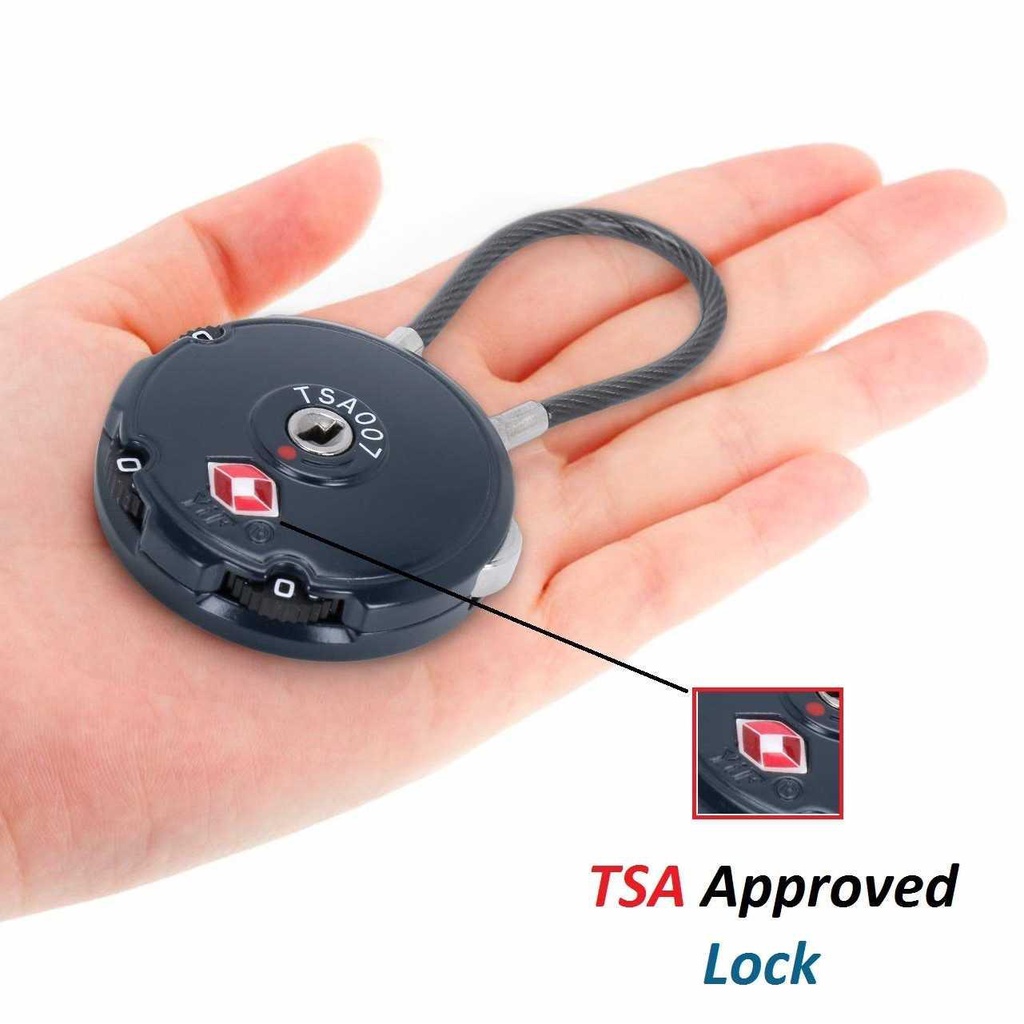 Gembok Koper Kecil Gembok Koper Anti Maling Kunci Tas Koper Bulat Kuat