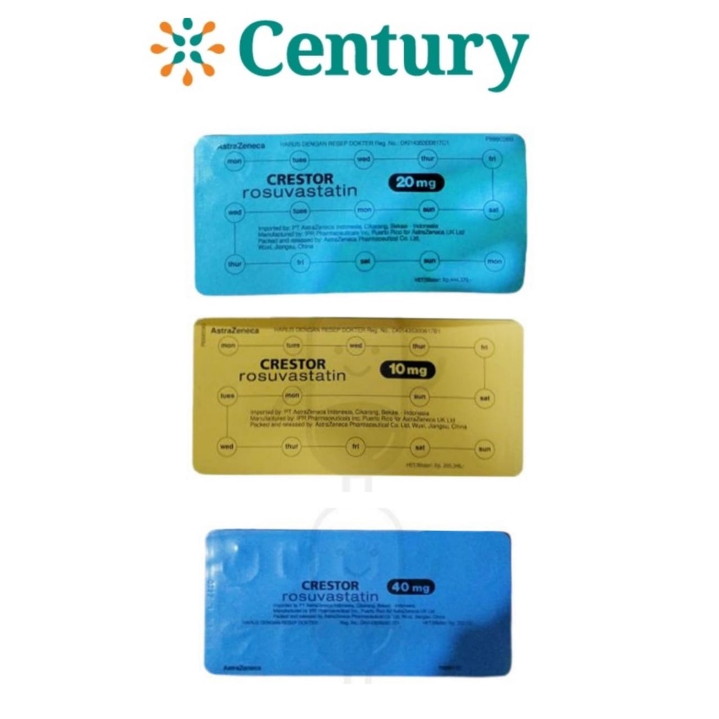 CRESTOR / CRESTOR  TABLET / CRESTOR 10 MG 1 STRIP ISI 15 TABLET  / CRESTOR 20 MG 1 STRIP ISI 15 TABL