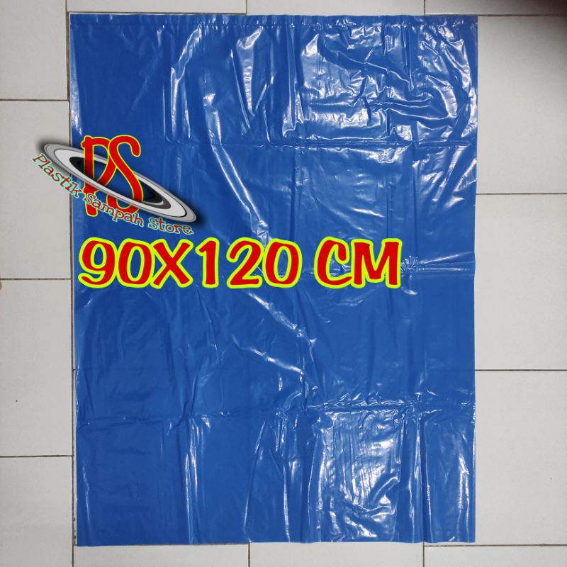 Kantong Plastik Sampah Biru 90 x 120 Cm , Kantong Plastik 90x120 Cm / Kantong Sampah 90 x 120 Cm / P