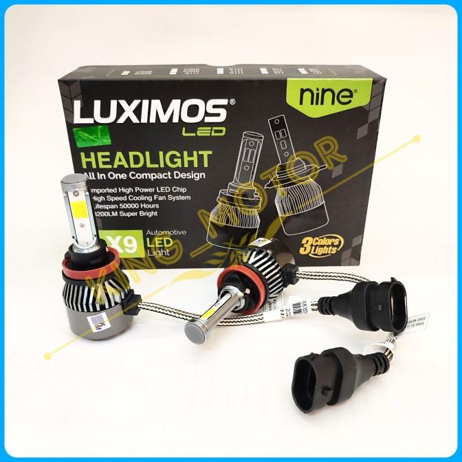 Bulb LED H11/H8/H16 ECO9/ECO 9 X9 by 9Nine/9 Nine (3 Warna)