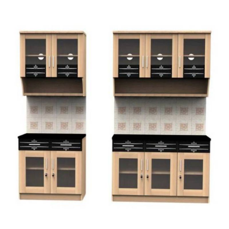 KITCHEN SET 3 PINTU KITCHEN SET 2 PINTU KITCHEN SET BAWAH KITCHEN SET ATAS RAK DAPUR MINIMALIS LEMAR