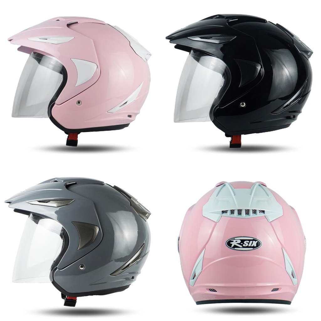 R-Six Venus Series Helm Half Face Terbaru Kekinian SNI Terbaru