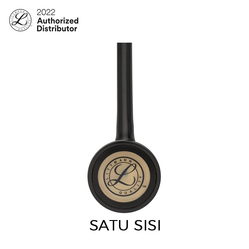 3M Littmann Master Cardiology Stethoscope / Stetoskop - BLACK / BRASS - 2175