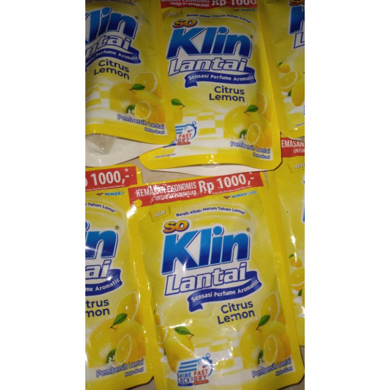 SO KLIN LANTAI LEMON 60 ML