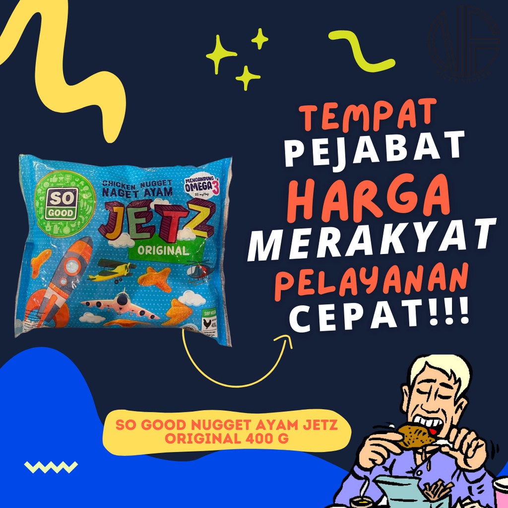 

SO GOOD NUGGET AYAM JETZ ORIGINAL 400 G